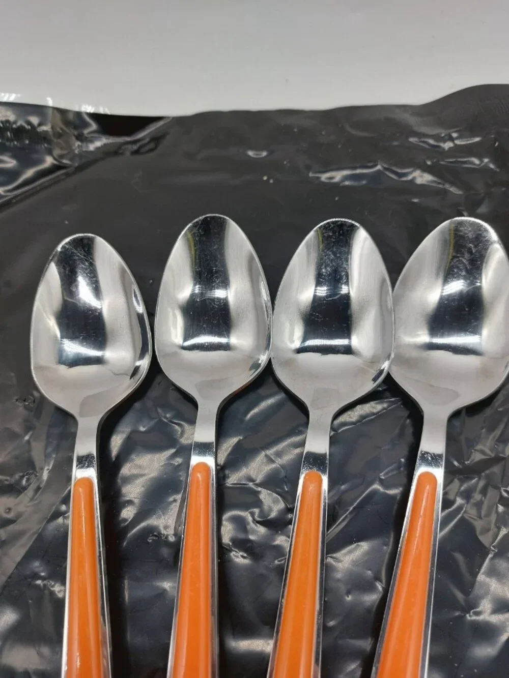 Fiesta Flatware Merengue Place Dinner Spoons 8